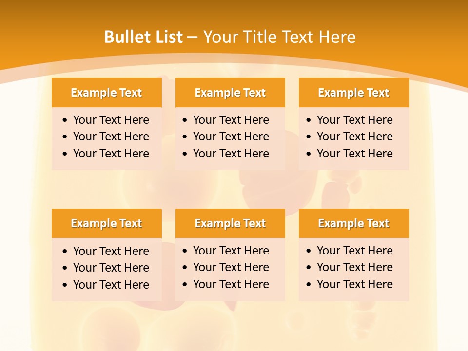 Breakfast Food Appetizer PowerPoint Template