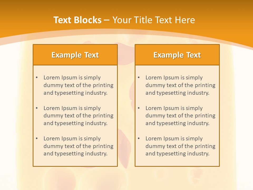 Breakfast Food Appetizer PowerPoint Template
