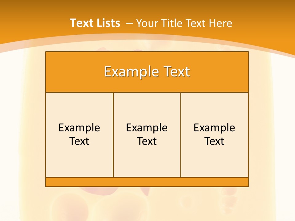 Breakfast Food Appetizer PowerPoint Template