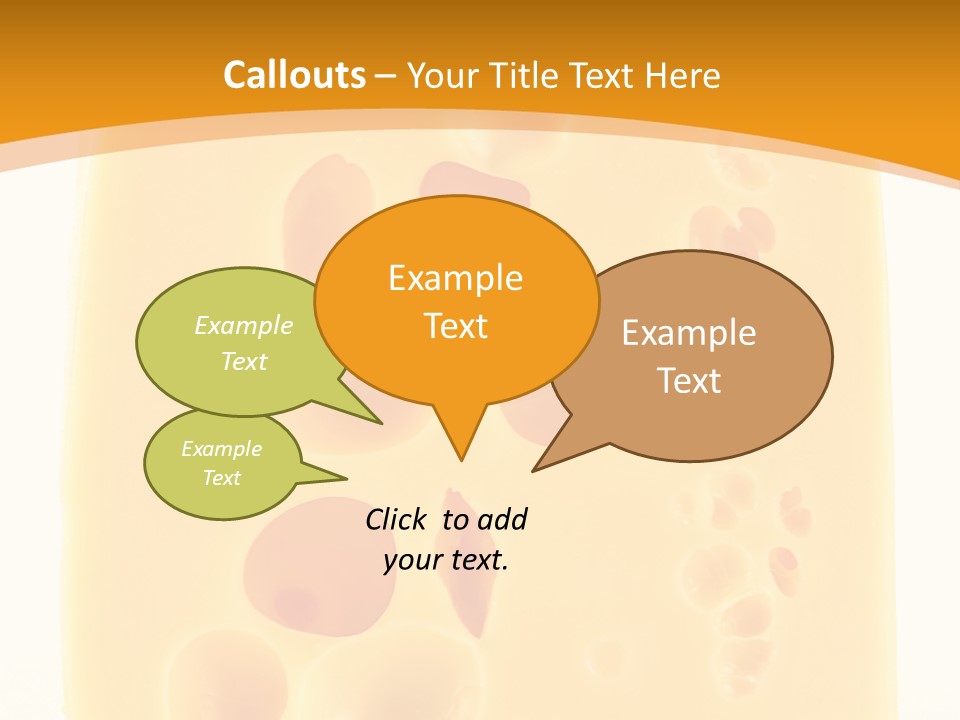 Breakfast Food Appetizer PowerPoint Template