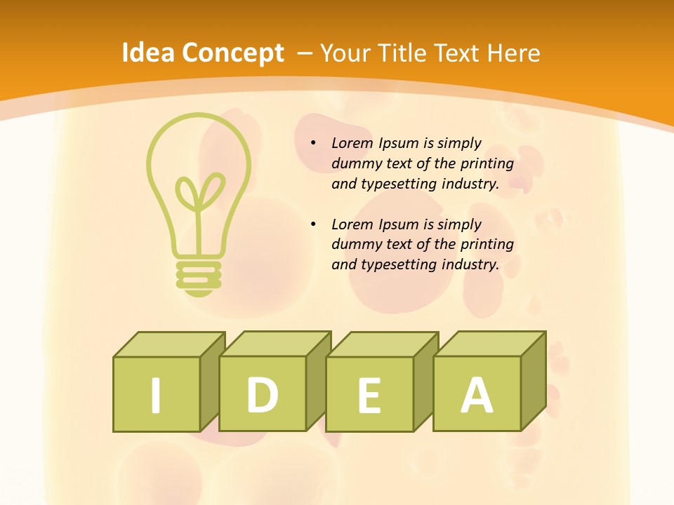 Breakfast Food Appetizer PowerPoint Template