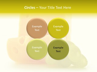 White Slice Appetizer PowerPoint Template