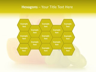 White Slice Appetizer PowerPoint Template