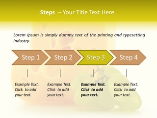 White Slice Appetizer PowerPoint Template