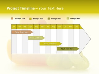 White Slice Appetizer PowerPoint Template
