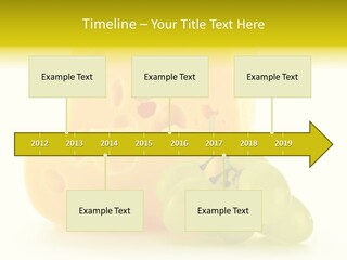 White Slice Appetizer PowerPoint Template