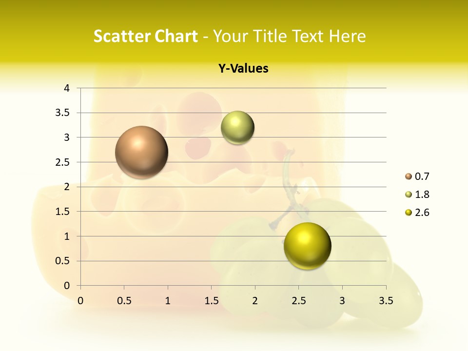White Slice Appetizer PowerPoint Template
