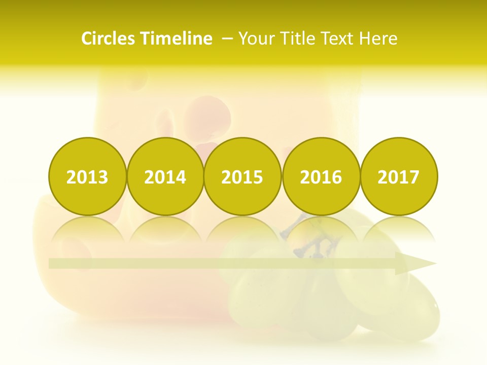 White Slice Appetizer PowerPoint Template