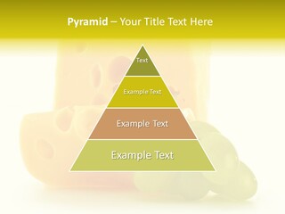 White Slice Appetizer PowerPoint Template