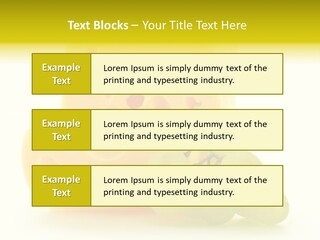 White Slice Appetizer PowerPoint Template