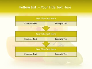 White Slice Appetizer PowerPoint Template