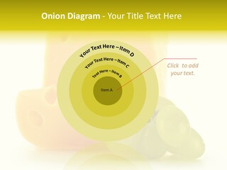 White Slice Appetizer PowerPoint Template