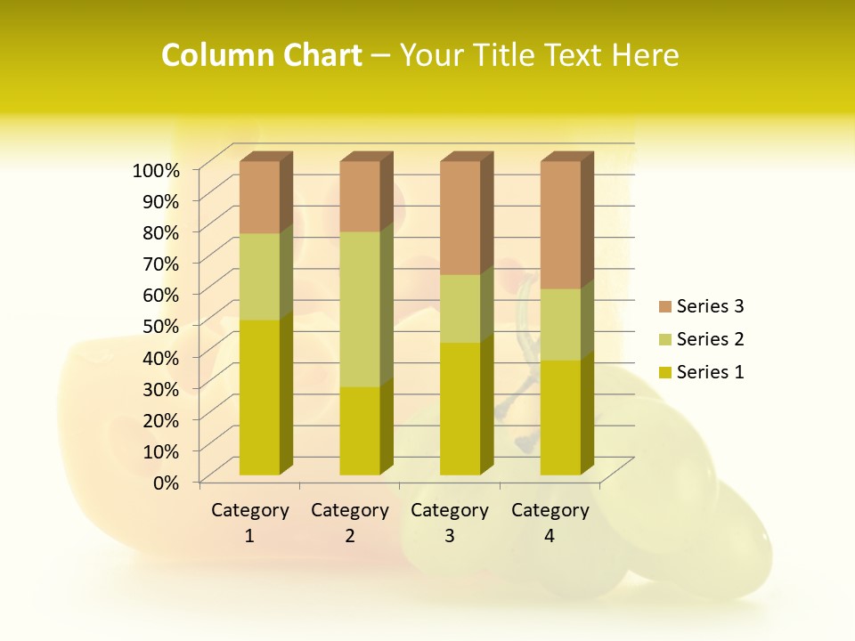 White Slice Appetizer PowerPoint Template