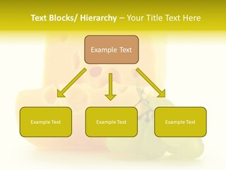 White Slice Appetizer PowerPoint Template