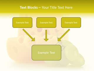 White Slice Appetizer PowerPoint Template