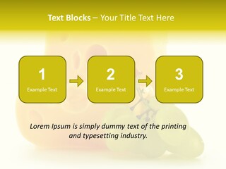 White Slice Appetizer PowerPoint Template