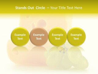 White Slice Appetizer PowerPoint Template