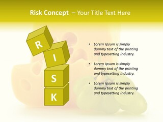 White Slice Appetizer PowerPoint Template