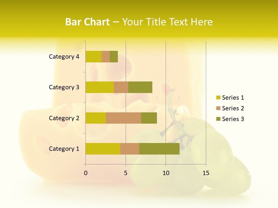 White Slice Appetizer PowerPoint Template