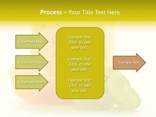 White Slice Appetizer PowerPoint Template