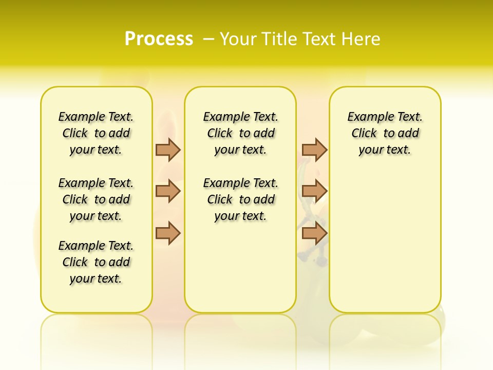White Slice Appetizer PowerPoint Template