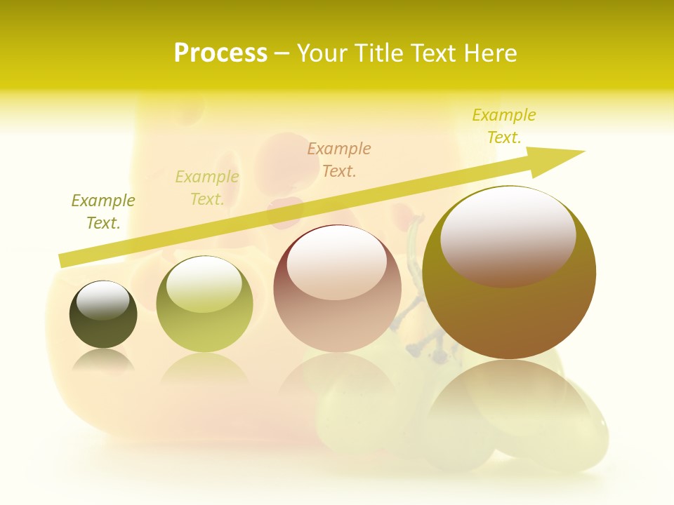 White Slice Appetizer PowerPoint Template