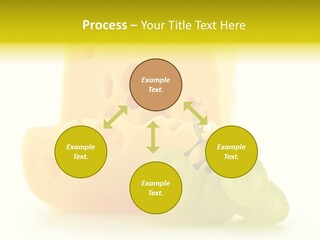 White Slice Appetizer PowerPoint Template