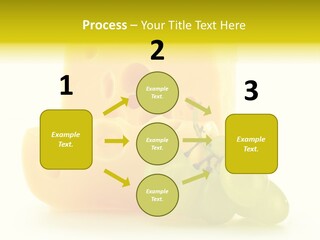 White Slice Appetizer PowerPoint Template