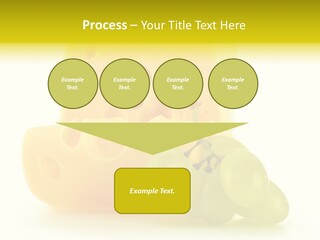 White Slice Appetizer PowerPoint Template