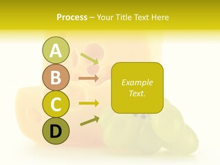 White Slice Appetizer PowerPoint Template