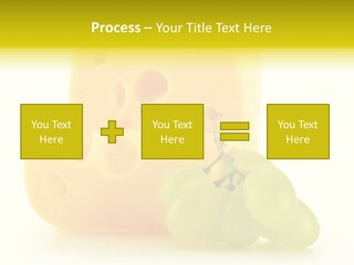 White Slice Appetizer PowerPoint Template