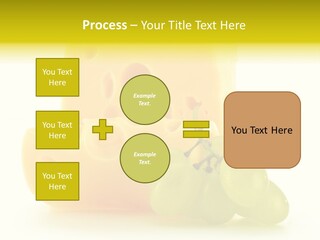 White Slice Appetizer PowerPoint Template