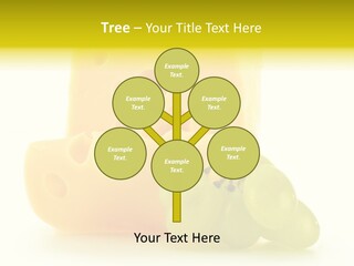 White Slice Appetizer PowerPoint Template