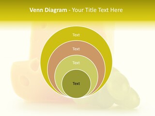White Slice Appetizer PowerPoint Template