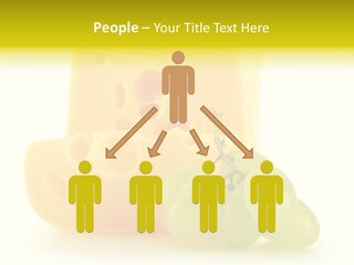White Slice Appetizer PowerPoint Template