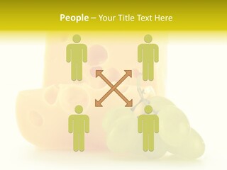 White Slice Appetizer PowerPoint Template
