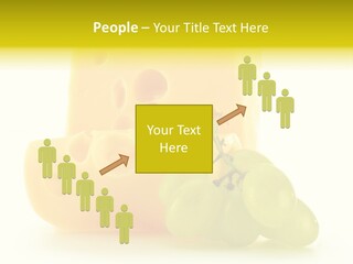 White Slice Appetizer PowerPoint Template
