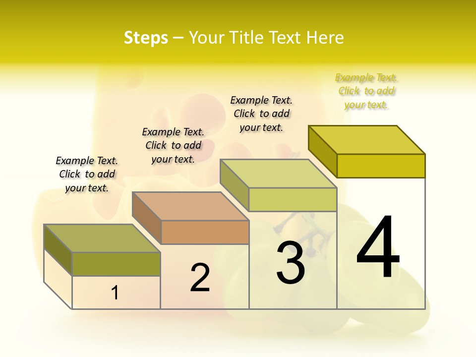 White Slice Appetizer PowerPoint Template