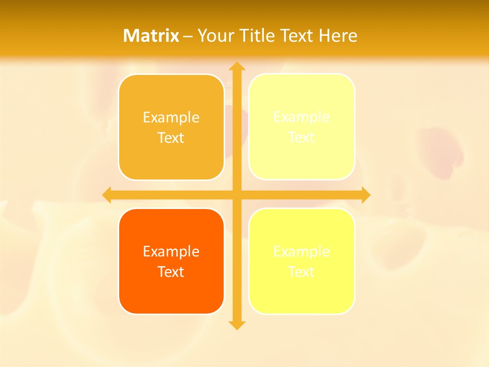 Piece Edam Grocery PowerPoint Template