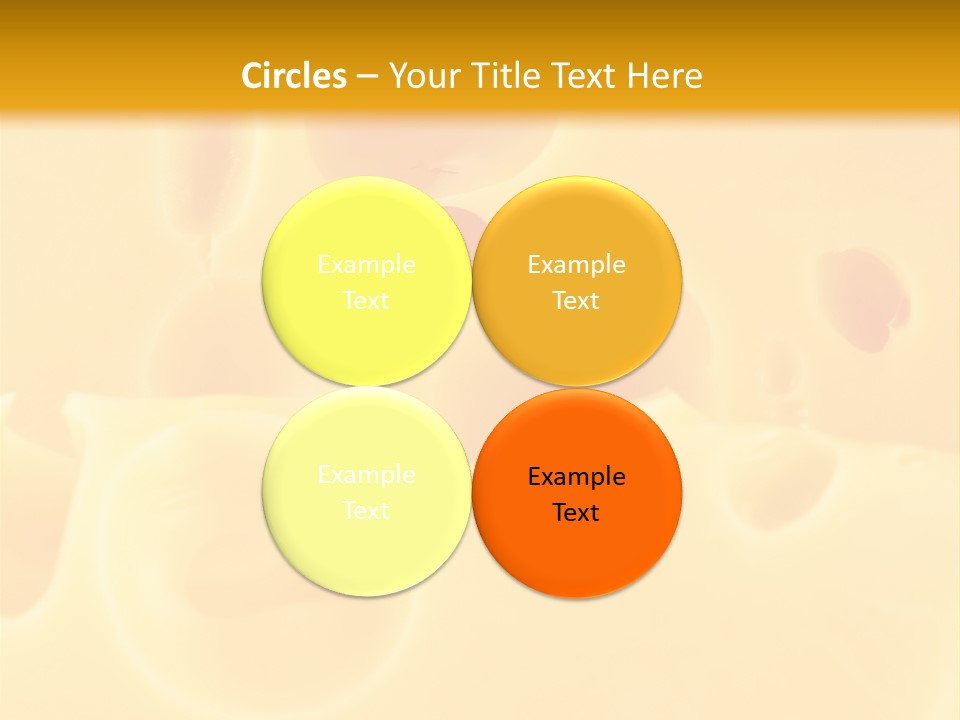 Piece Edam Grocery PowerPoint Template