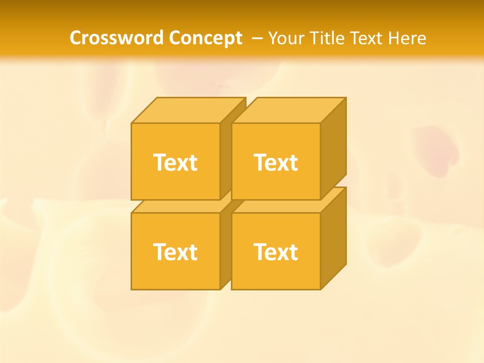 Piece Edam Grocery PowerPoint Template