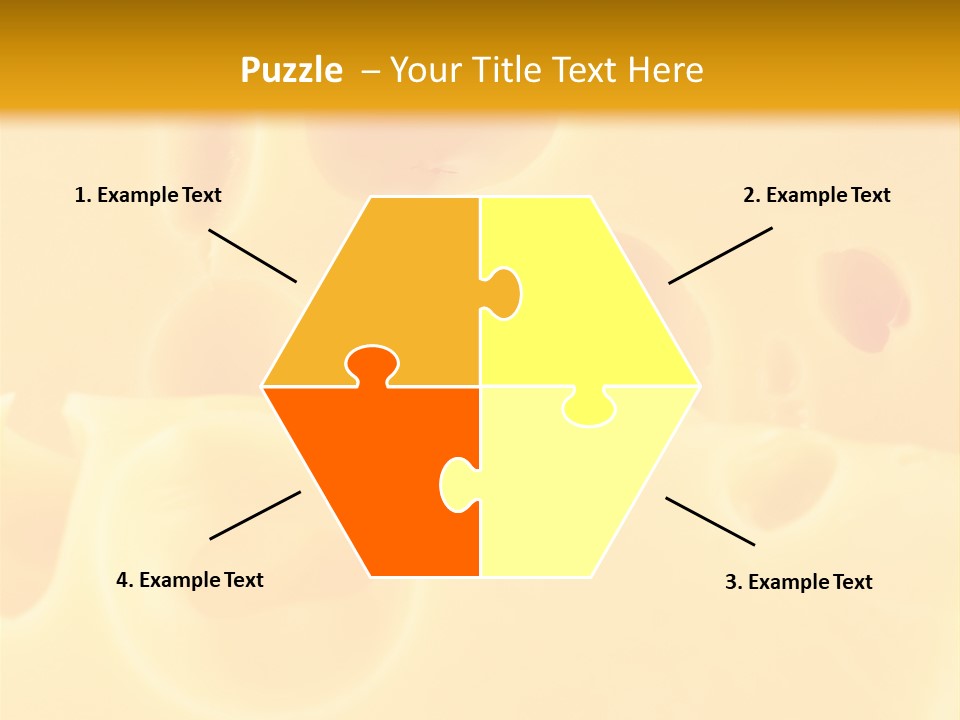 Piece Edam Grocery PowerPoint Template