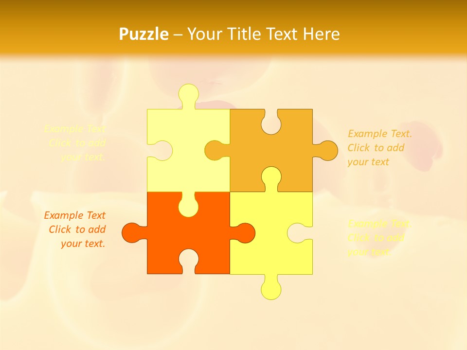 Piece Edam Grocery PowerPoint Template