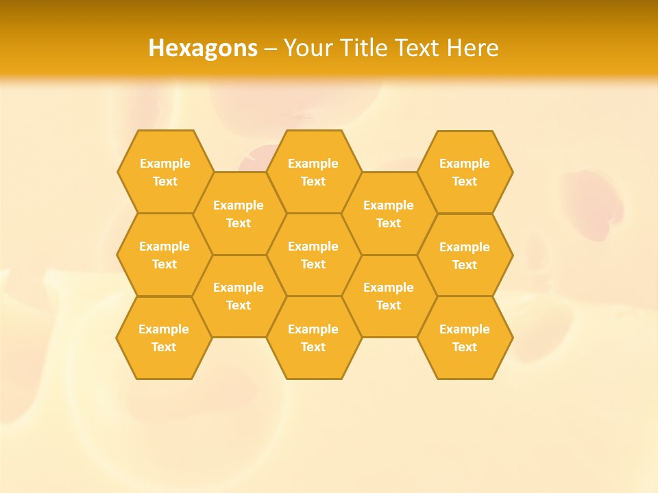 Piece Edam Grocery PowerPoint Template