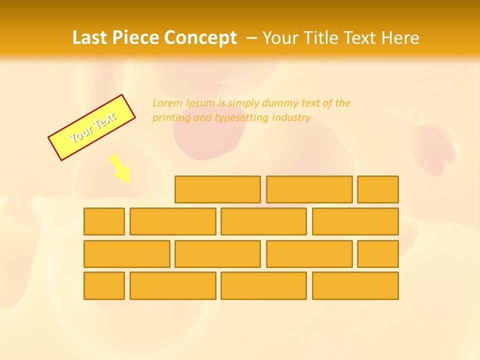 Piece Edam Grocery PowerPoint Template