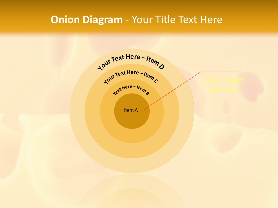 Piece Edam Grocery PowerPoint Template