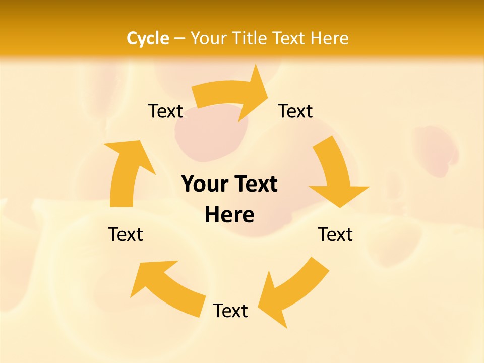 Piece Edam Grocery PowerPoint Template