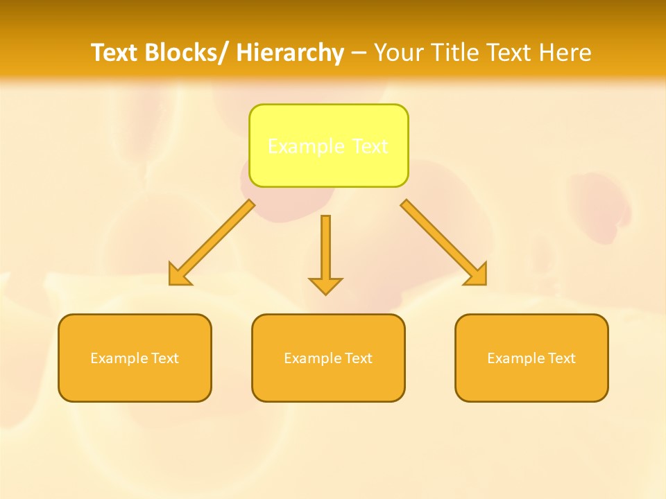 Piece Edam Grocery PowerPoint Template