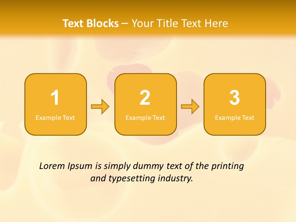 Piece Edam Grocery PowerPoint Template