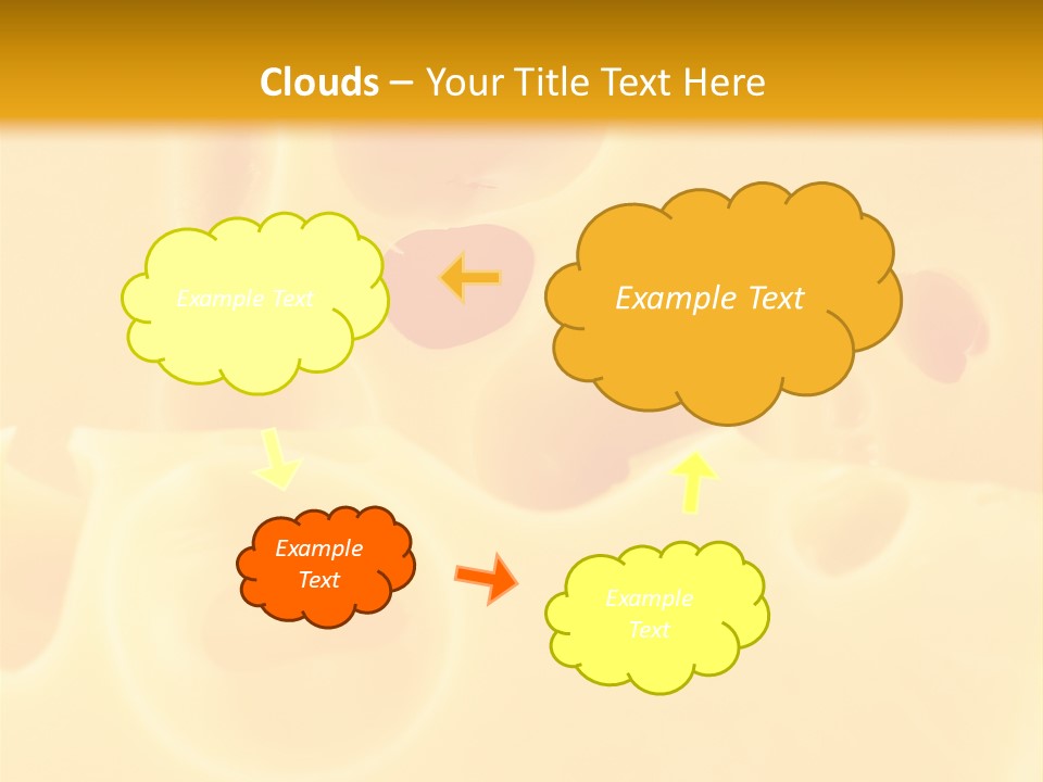 Piece Edam Grocery PowerPoint Template